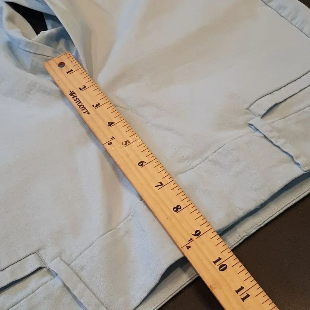 LOFT Light Blue Ankle Pant - Picture 9 of 9